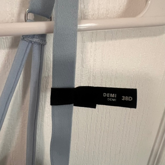 Aerie Demi Lightly Lined Bra Underwire‎ Adjustable Straps Blue Size 38D NWT - Picture 2 of 7